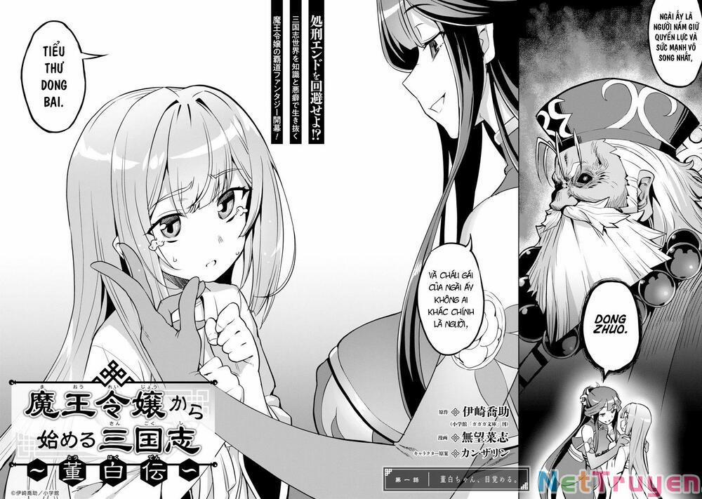 manhwax10.com - Truyện Manhwa Awakening In The Three Kingdoms As The Demon’s Daughter ~The Legend Of Dong Bai~ Chương 1 Trang 4