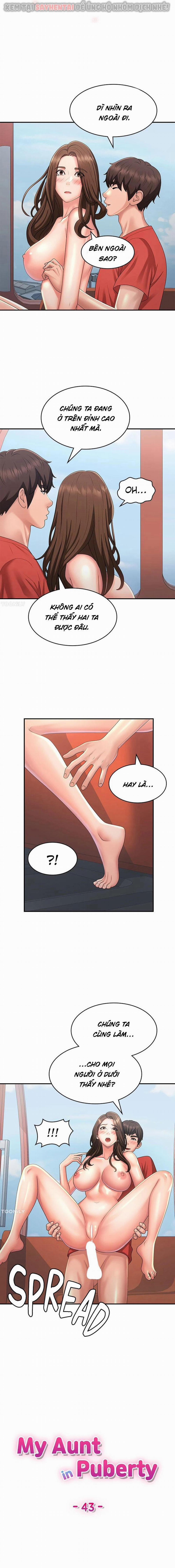 manhwax10.com - Truyện Manhwa Bà Dì Tuổi Dậy Thì Chương 43 Trang 2