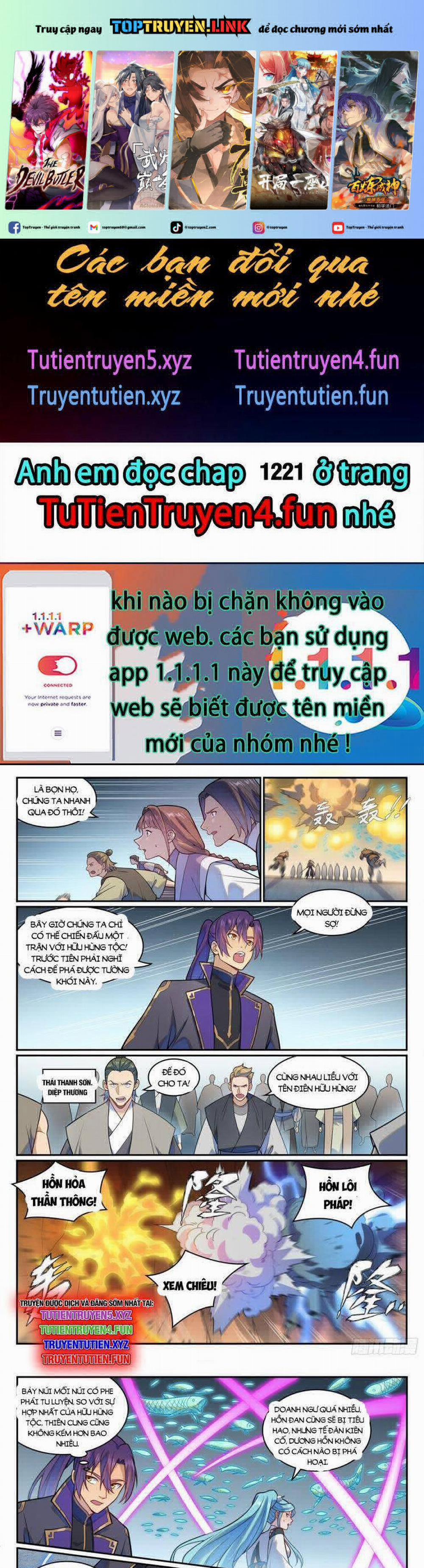 manhwax10.com - Truyện Manhwa Bách Luyện Thành Thần Chương 1220 Trang 1