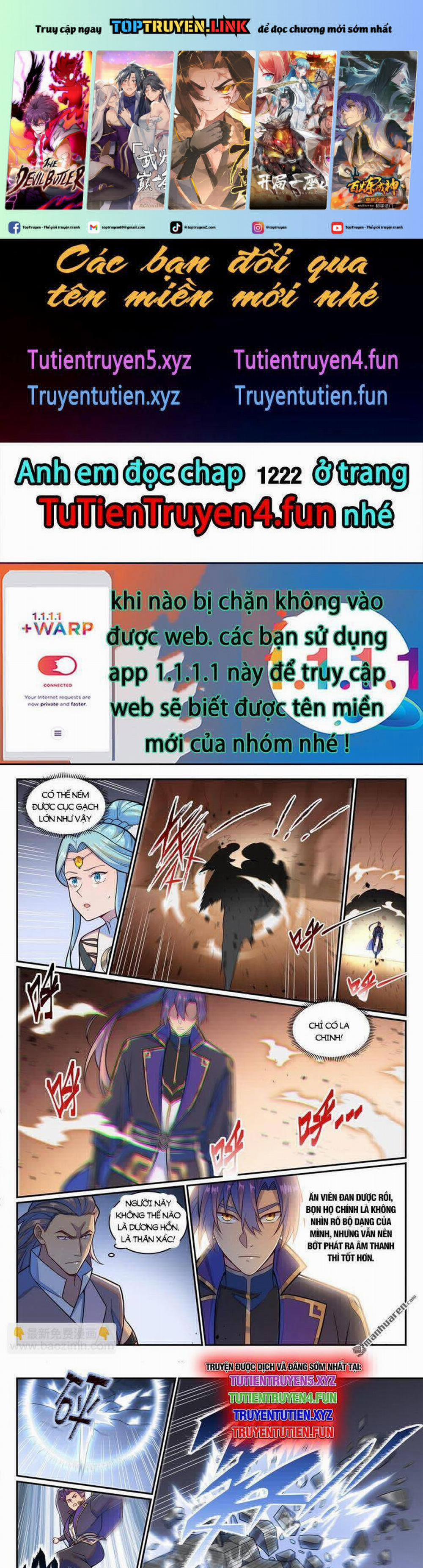 manhwax10.com - Truyện Manhwa Bách Luyện Thành Thần Chương 1221 Trang 1