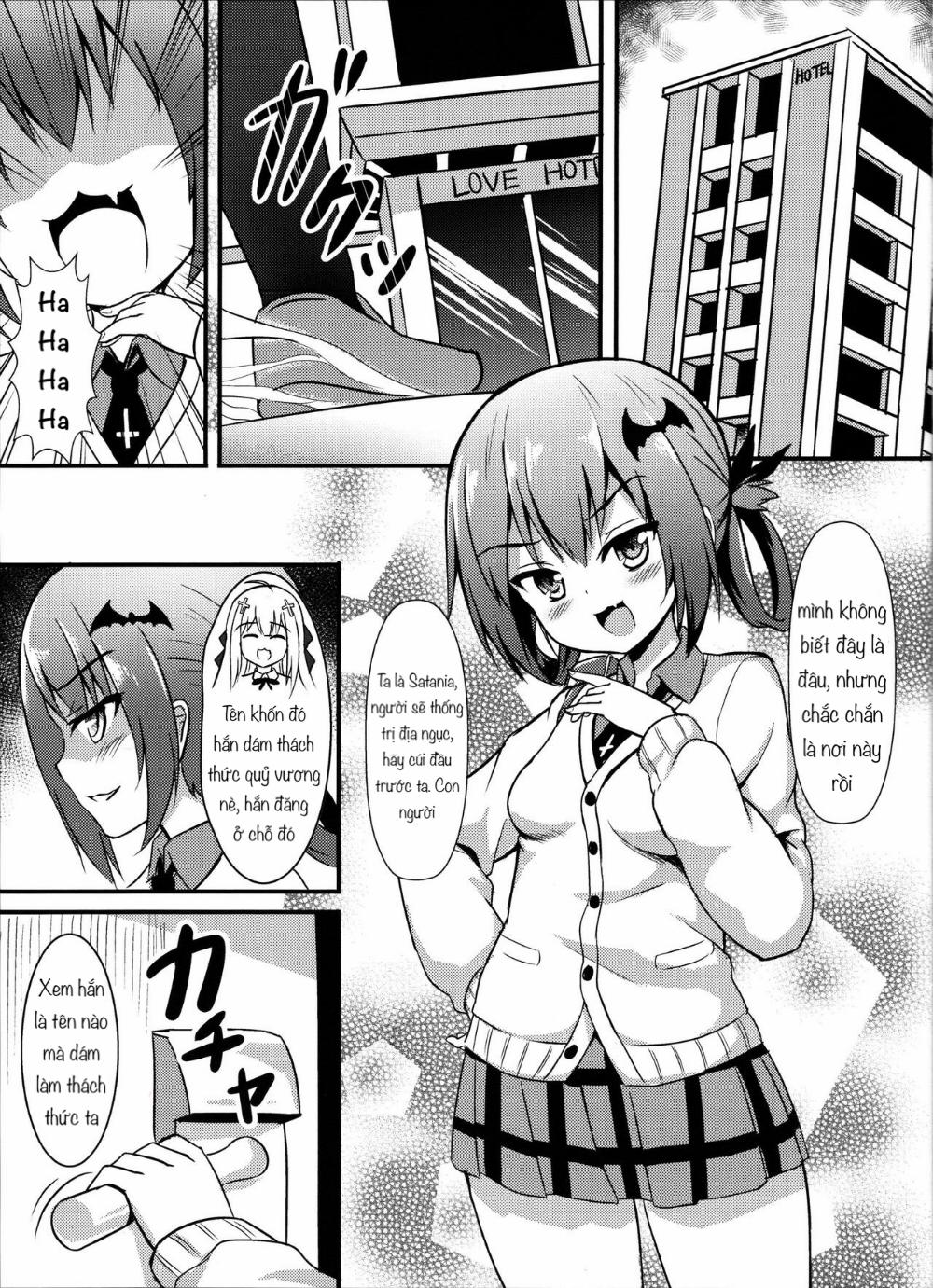 manhwax10.com - Truyện Manhwa Bakakuma Satania's Human Domination Plan (Gabriel Dropout) Chương Oneshot Trang 2