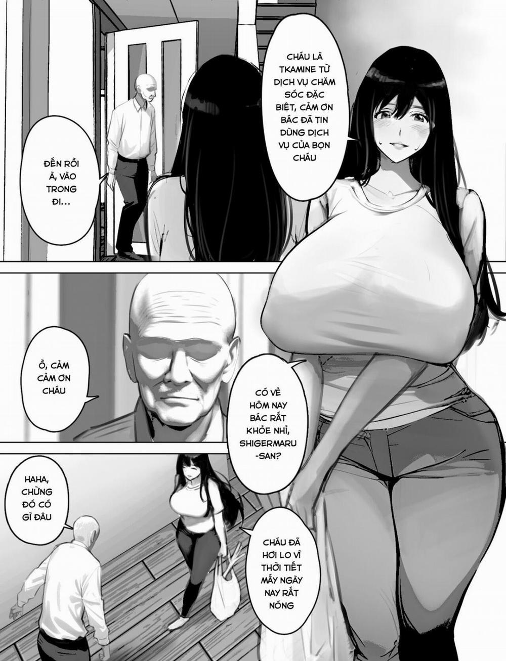 manhwax10.com - Truyện Manhwa Bakunyuu Home Helper no Ecchi na Houmon Kaigo Chương Oneshot Trang 3