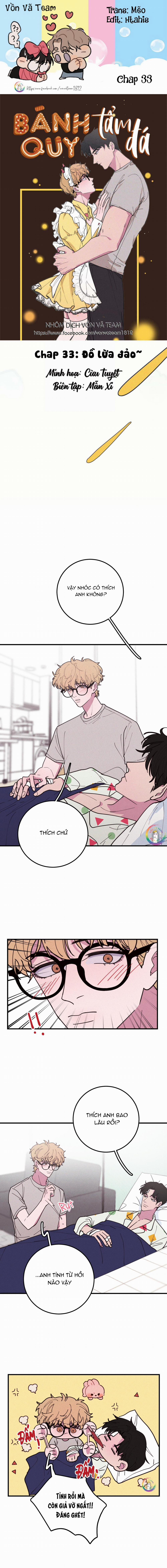 manhwax10.com - Truyện Manhwa BÁNH QUY TẨM ĐÁ (END) Chương 33 Kiss full HD Trang 1