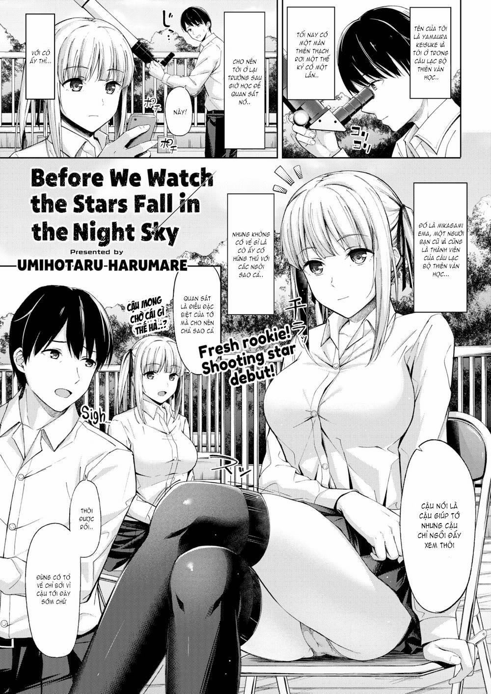 manhwax10.com - Truyện Manhwa Before We Watch the Stars Fall in the Night Sky Chương Oneshot Kh ng che Trang 3