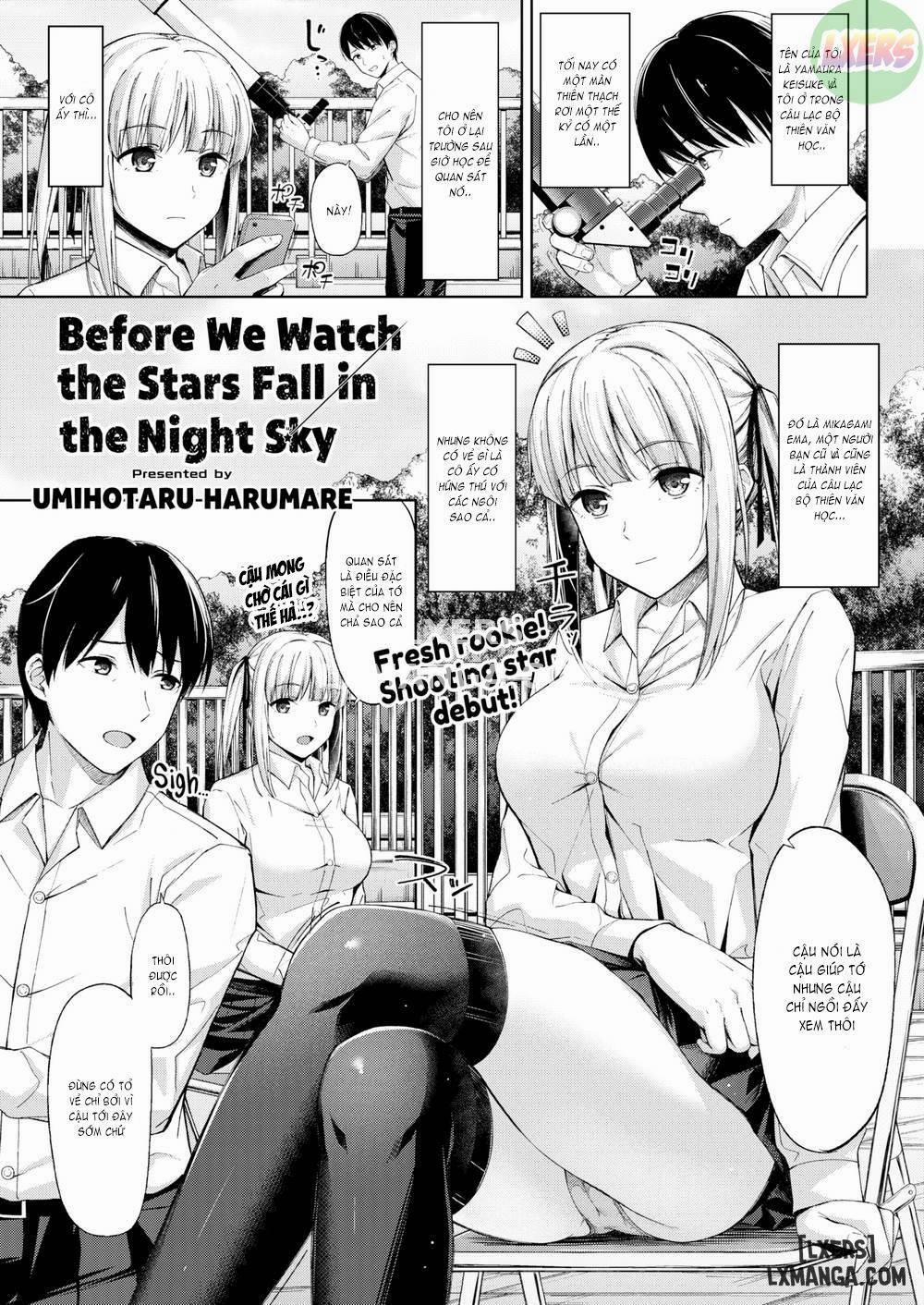 manhwax10.com - Truyện Manhwa Before We Watch the Stars Fall in the Night Sky Chương Oneshot Trang 1