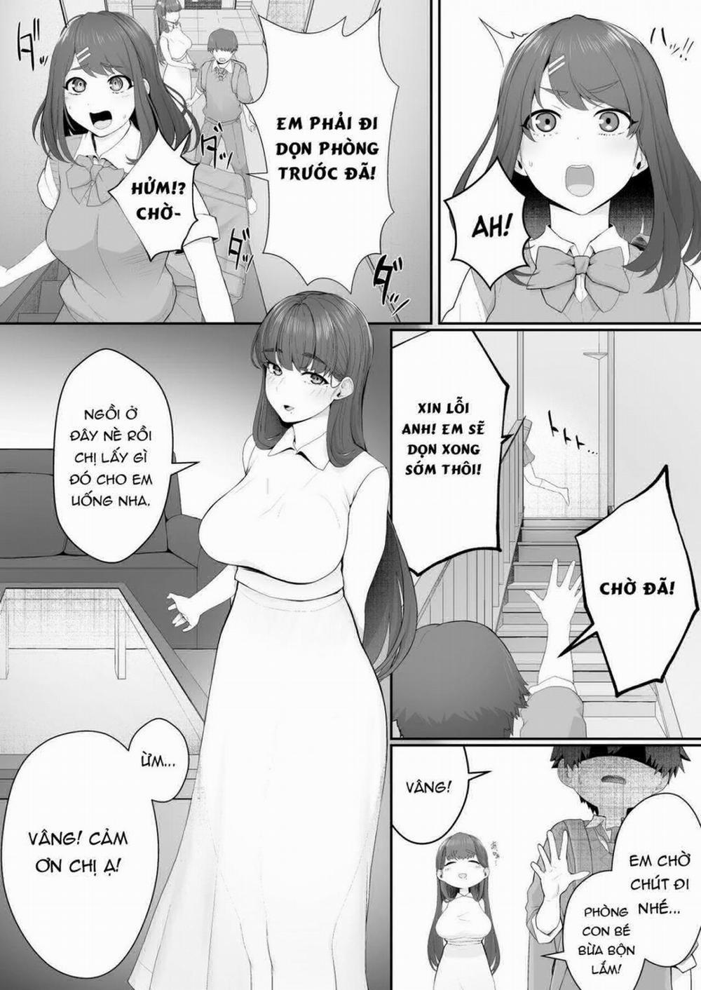 manhwax10.com - Truyện Manhwa Bị Chị Gái Người Yêu Quyến Rũ Chương Oneshot Trang 4