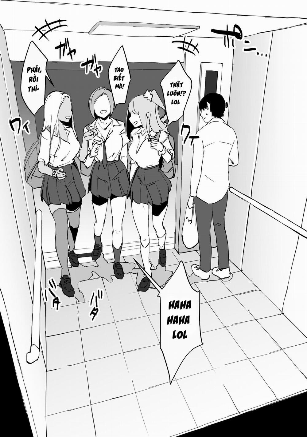 manhwax10.com - Truyện Manhwa Bị mắc kẹt trong thang máy cùng các em gyaru Chương Oneshot Trang 4