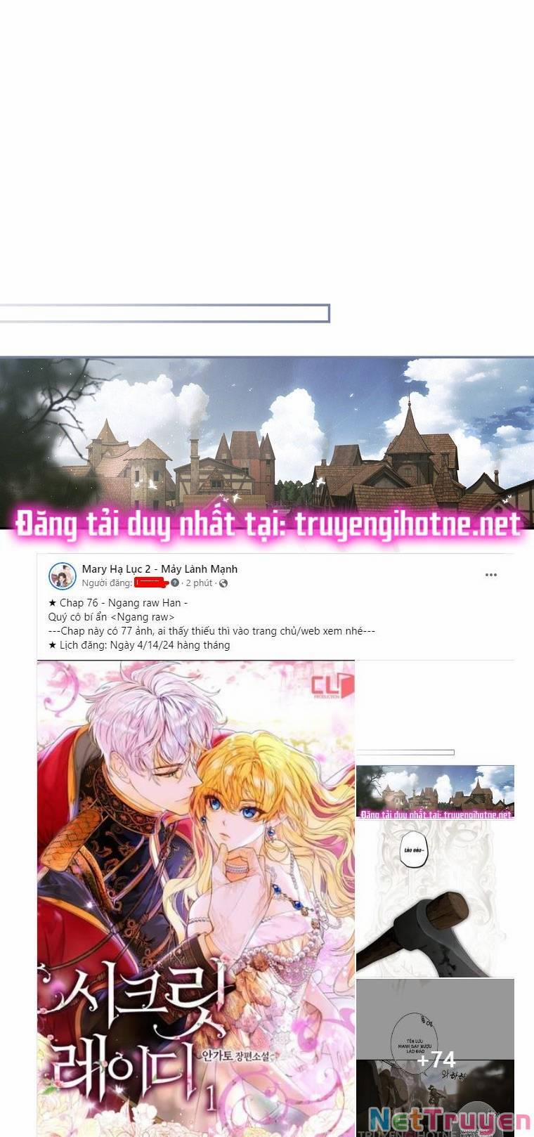 manhwax10.com - Truyện Manhwa Bí Mật Của Quý Cô Chương 76 1 Trang 1