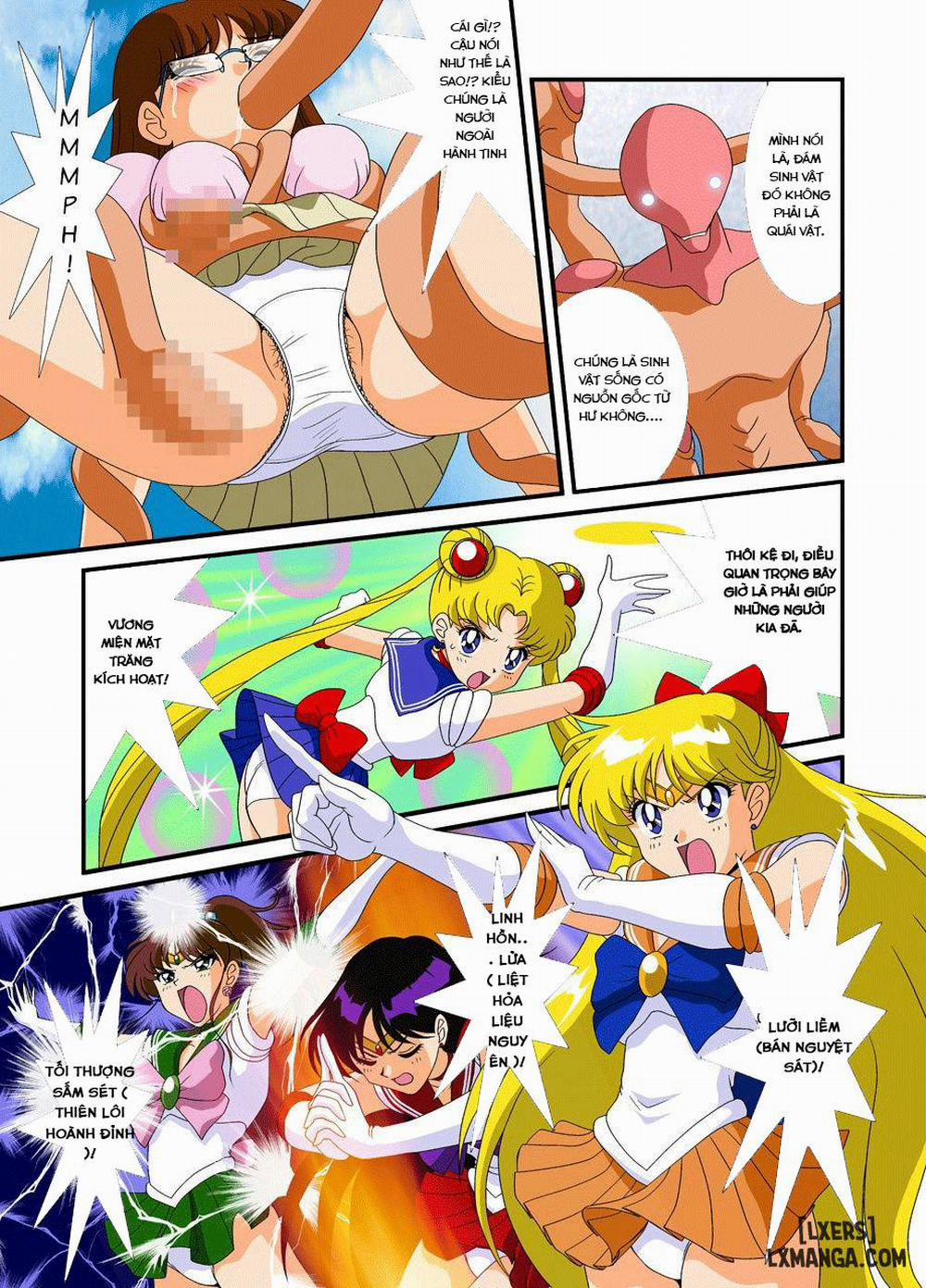 manhwax10.com - Truyện Manhwa Bishoujo Senshi Sailor Moon Yuusei kara no Hanshoku-sha Chương Oneshot Trang 3