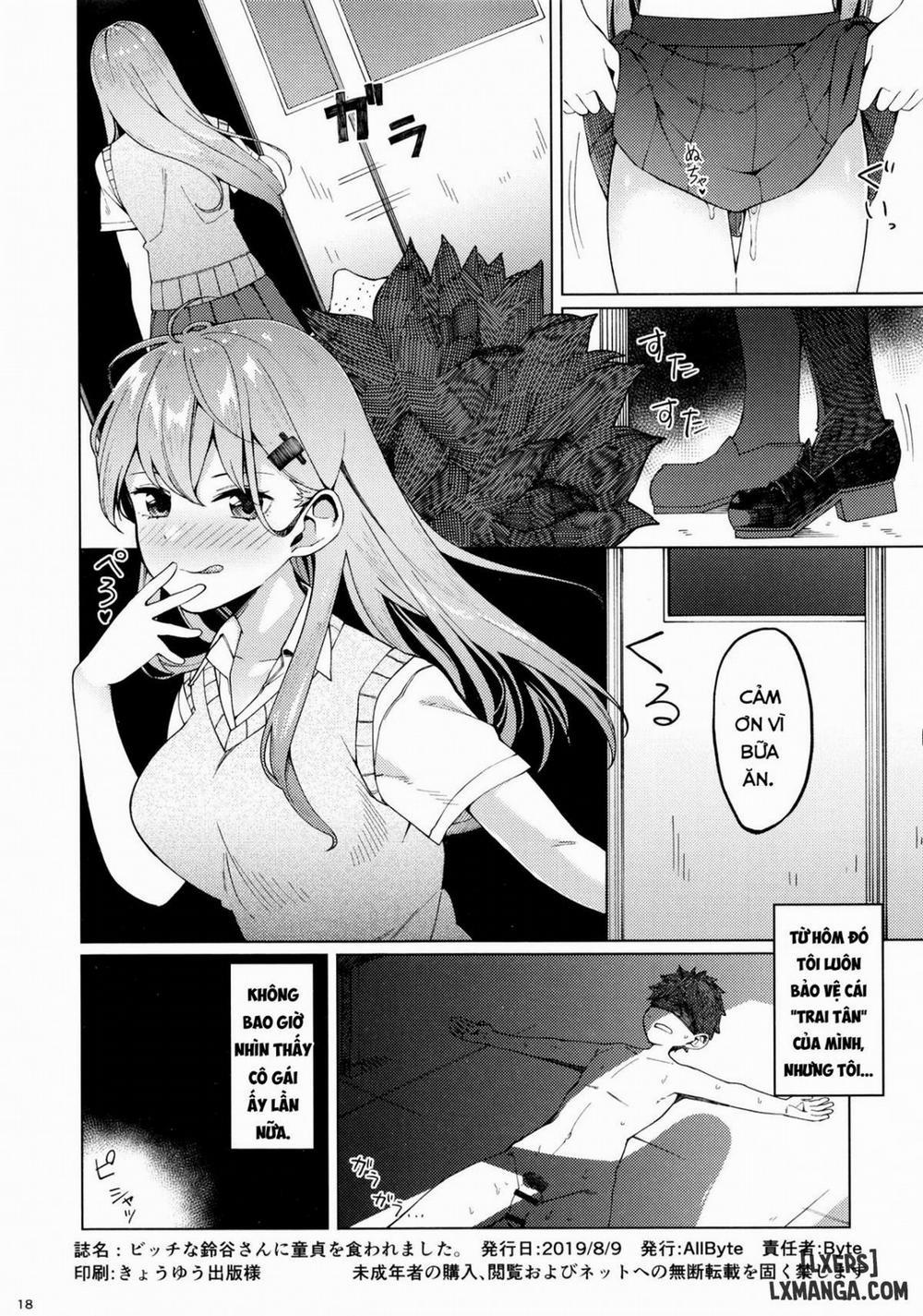 manhwax10.com - Truyện Manhwa Bitch na Suzuya-san ni Doutei o Kuwaremashita Chương Oneshot Trang 17