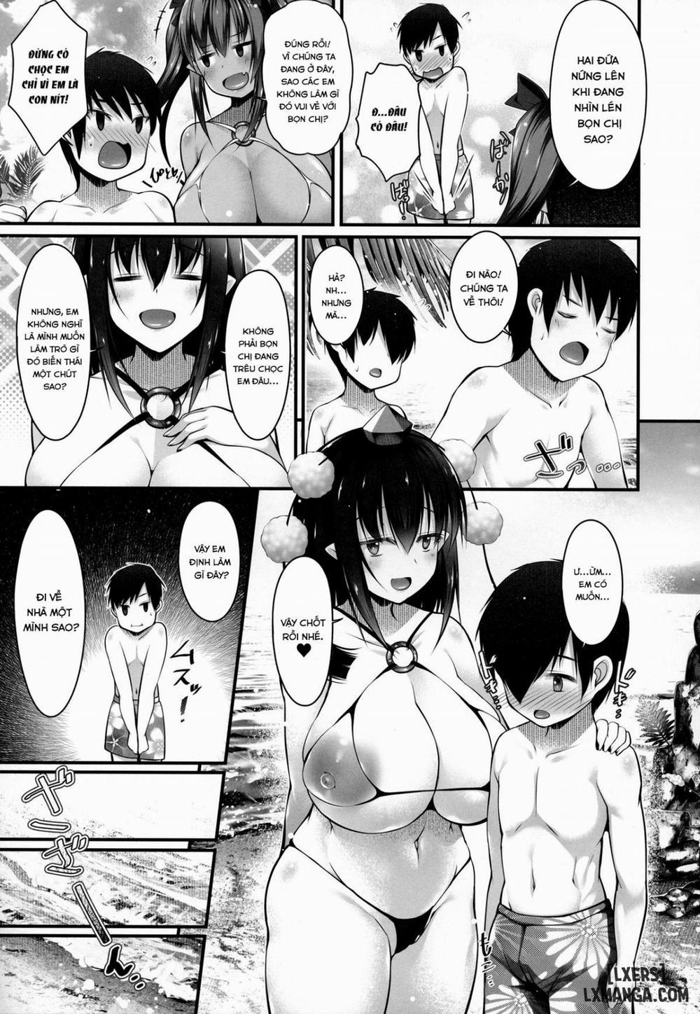 manhwax10.com - Truyện Manhwa Bitch na Tengu no Onee-chan to Ikenai Natsuyasumi Chương Oneshot Trang 7