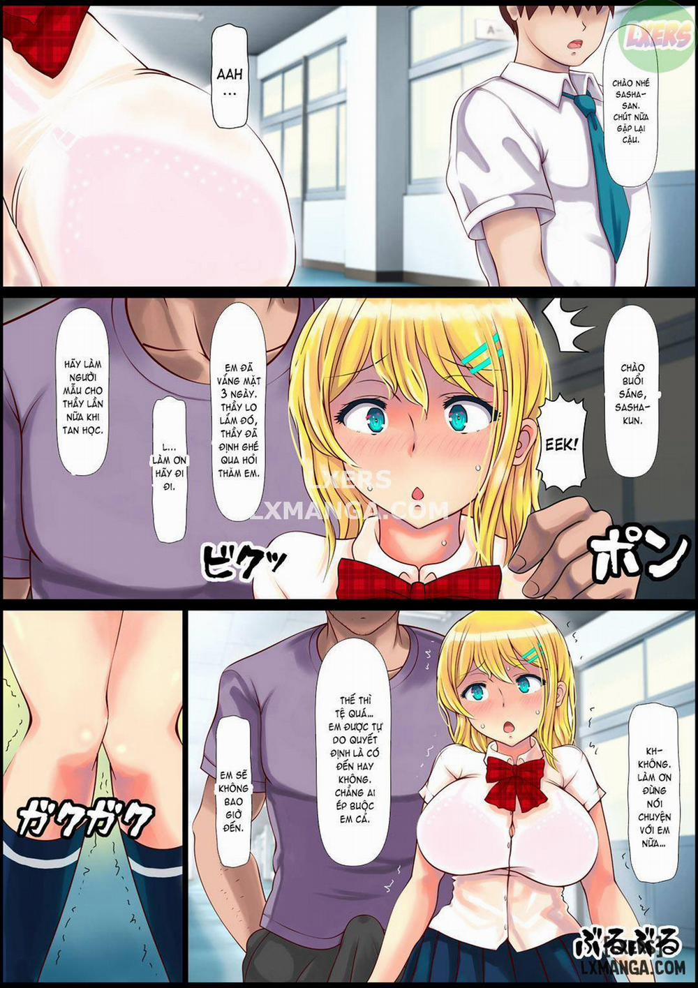 manhwax10.com - Truyện Manhwa Blond Joshi Ryuugakusei Tanetsuke Press Namahame Taiken Chương Oneshot Trang 16