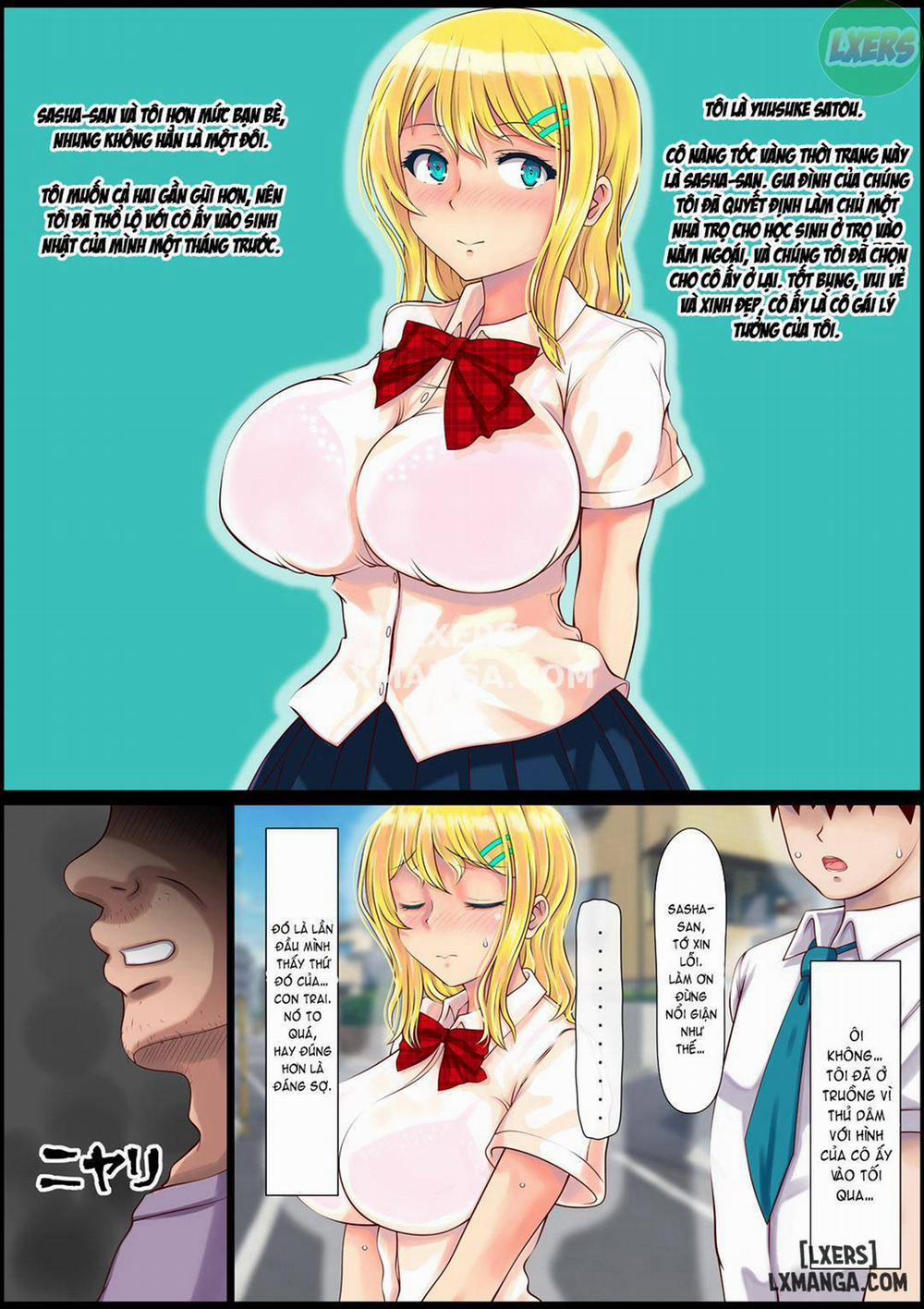 manhwax10.com - Truyện Manhwa Blond Joshi Ryuugakusei Tanetsuke Press Namahame Taiken Chương Oneshot Trang 4