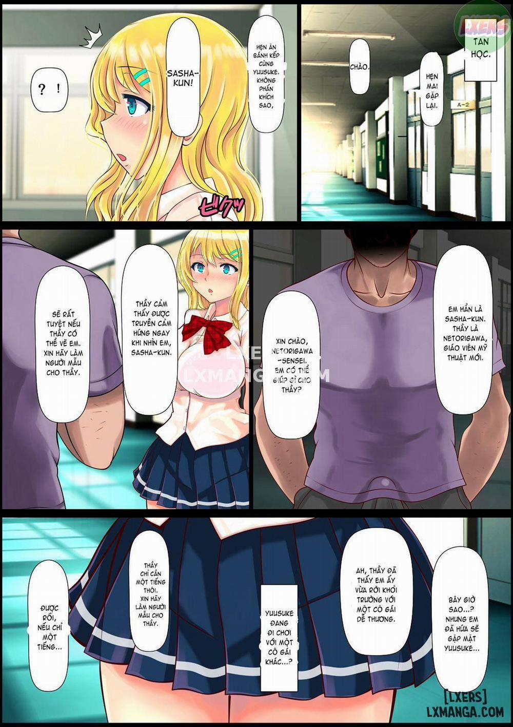 manhwax10.com - Truyện Manhwa Blond Joshi Ryuugakusei Tanetsuke Press Namahame Taiken Chương Oneshot Trang 6