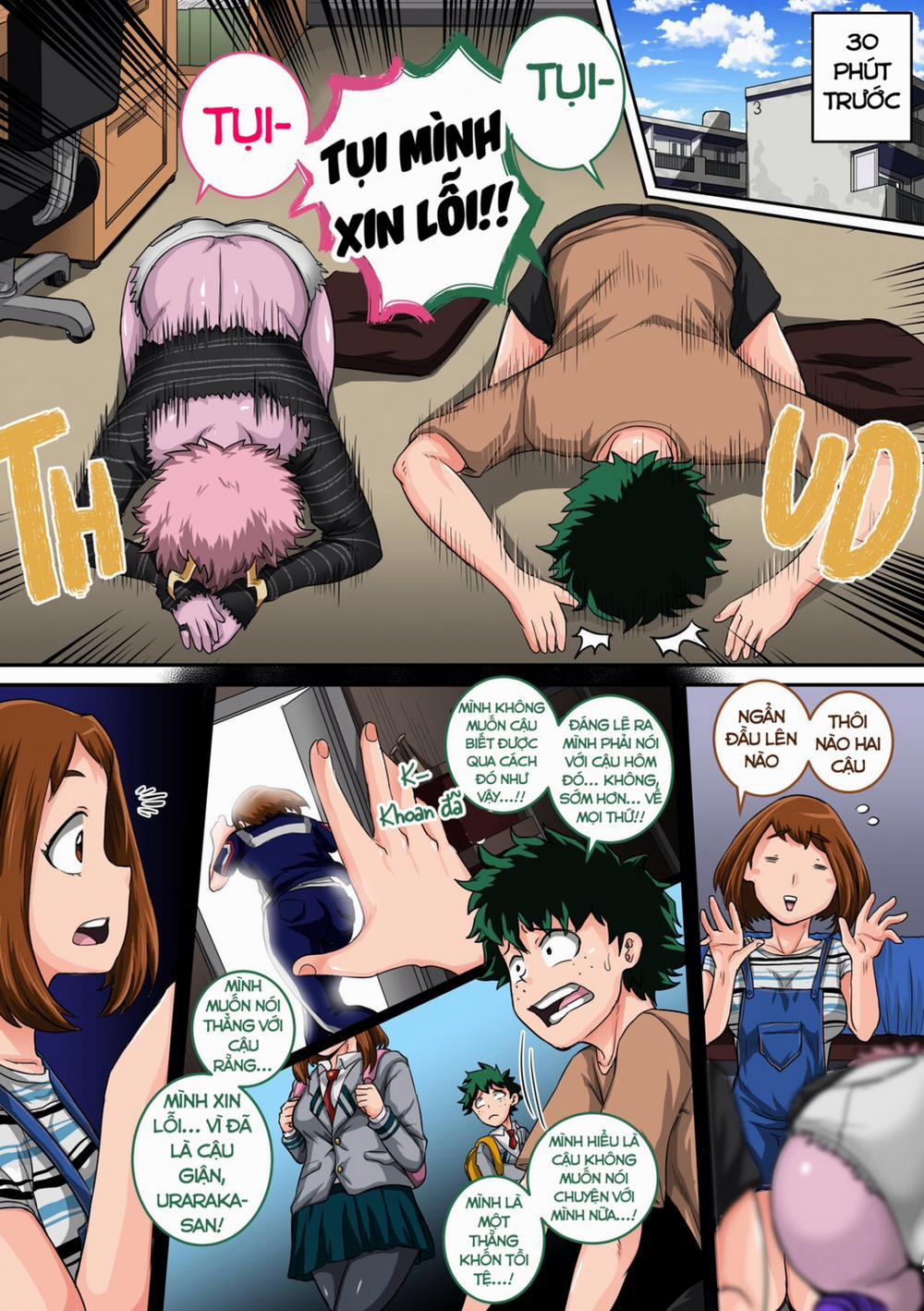 manhwax10.com - Truyện Manhwa Boku no Harem Academia (Boku no Hero Academia) Chương 0 0 Bu i threesome u Trang 5