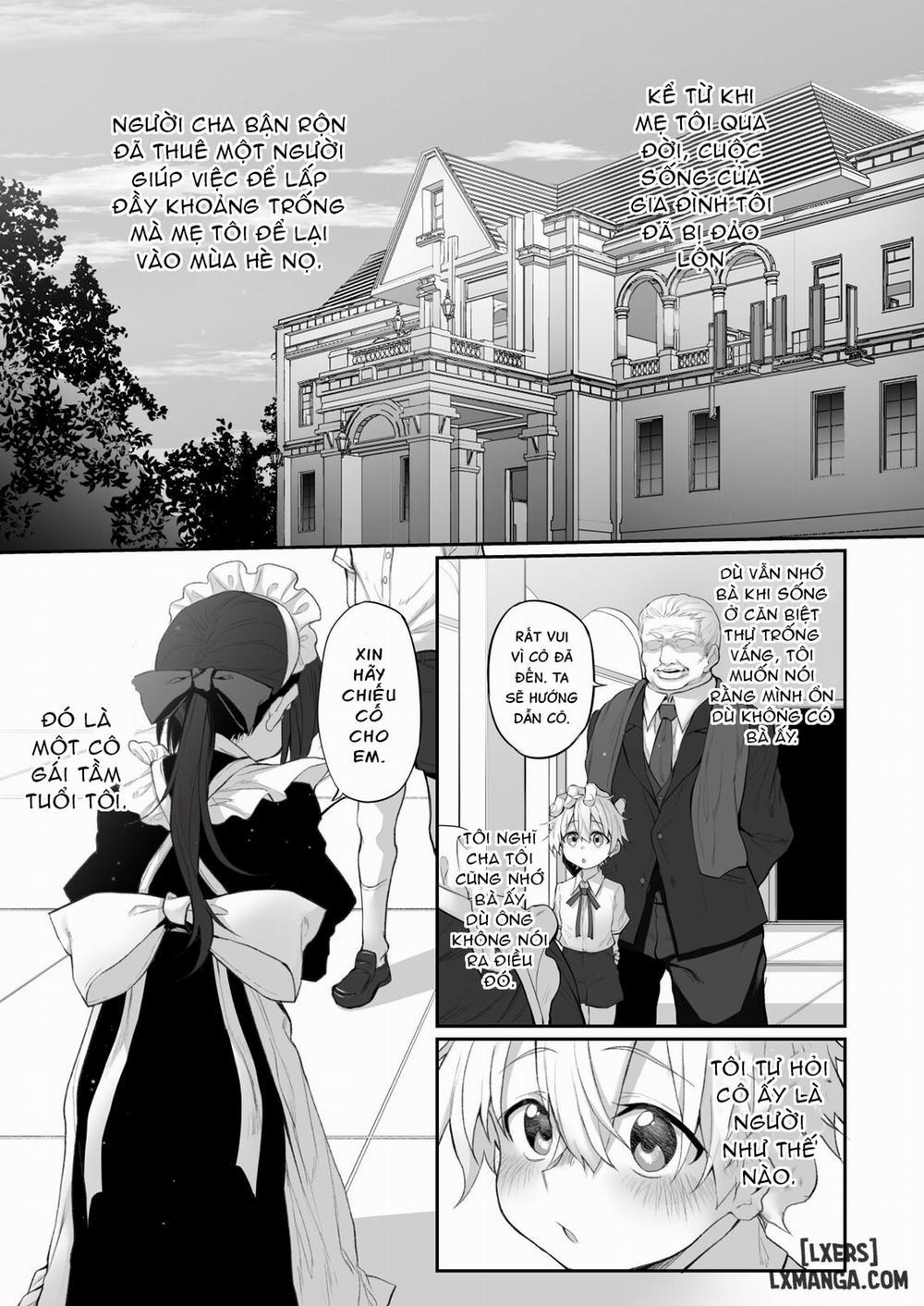 manhwax10.com - Truyện Manhwa Boku no Hatsukoi Maid ga Otou-sama ni Netorareru Wake ga Nai Chương Oneshot Trang 4