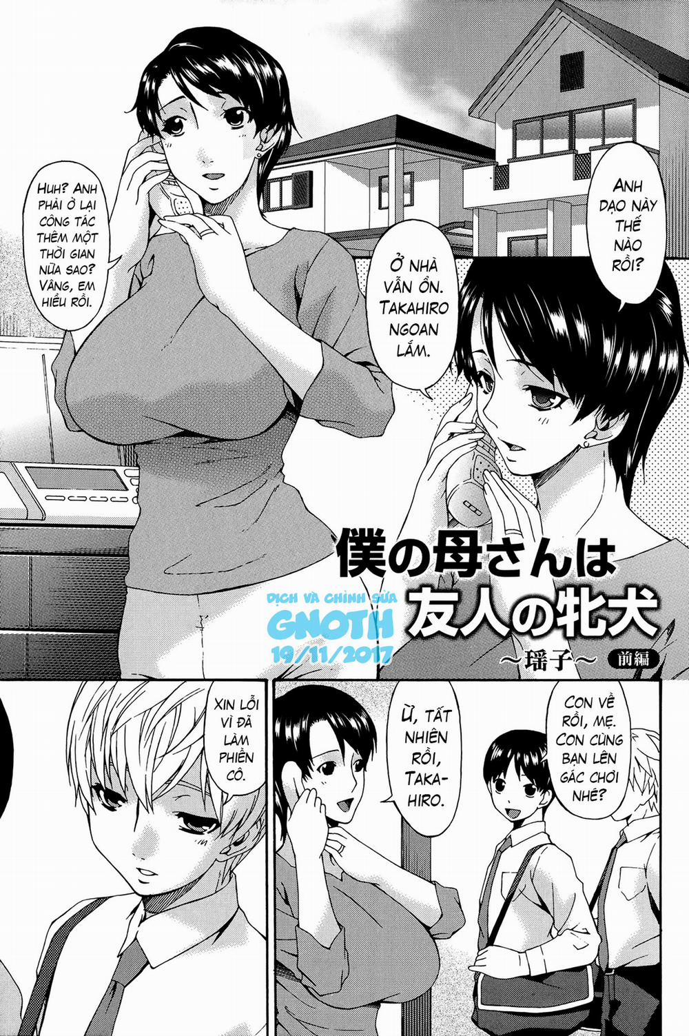 manhwax10.com - Truyện Manhwa Boku no Kaa-san wa Yuujin no Mesuinu Chương 1 Trang 6