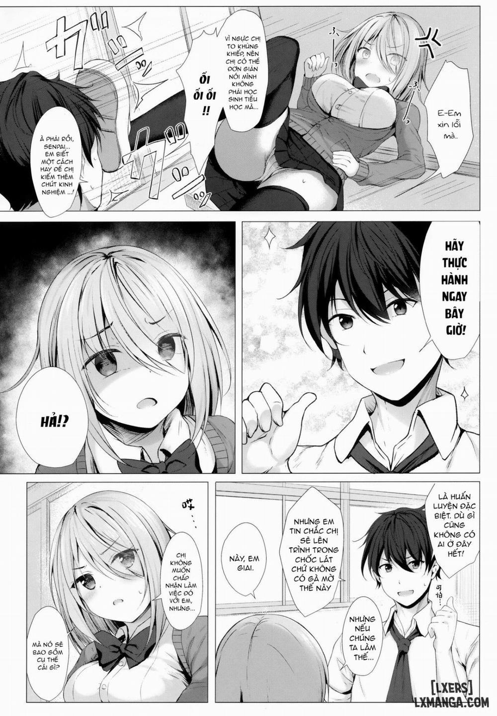 manhwax10.com - Truyện Manhwa Boku no Loli Senpai wa Chiisai kedo Ookii Ken Chương Oneshot Trang 4