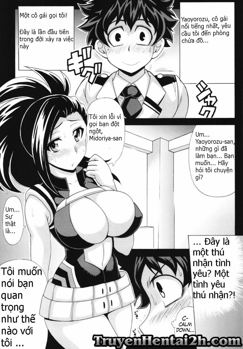 manhwax10.com - Truyện Manhwa Boku No Yaoyoroppai (My Hero Academia) Chương Oneshot Trang 2