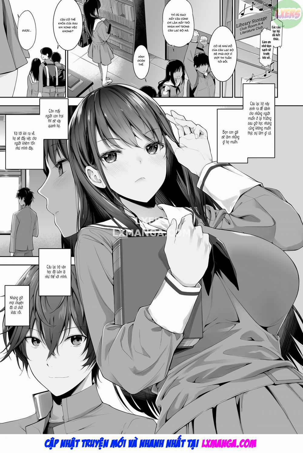 manhwax10.com - Truyện Manhwa Boku to Riina Senpai no Himitsu no Bukatsudou ~Mysterious na Senpai ga Hatsujou shite H ni Muchuu ni Naru Hanashi~ Chương Oneshot Trang 3