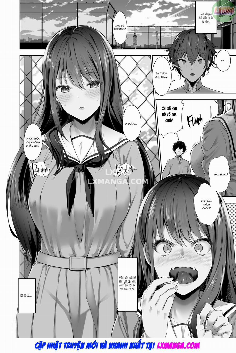 manhwax10.com - Truyện Manhwa Boku to Riina Senpai no Himitsu no Bukatsudou ~Mysterious na Senpai ga Hatsujou shite H ni Muchuu ni Naru Hanashi~ Chương Oneshot Trang 4