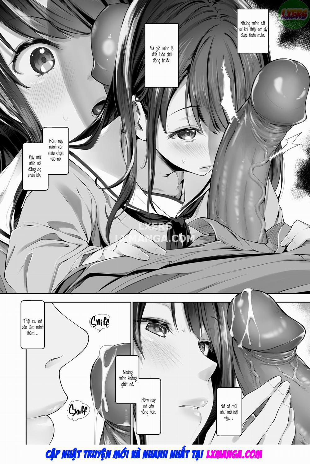 manhwax10.com - Truyện Manhwa Boku to Riina Senpai no Himitsu no Bukatsudou ~Mysterious na Senpai ga Hatsujou shite H ni Muchuu ni Naru Hanashi~ Chương Oneshot Trang 6