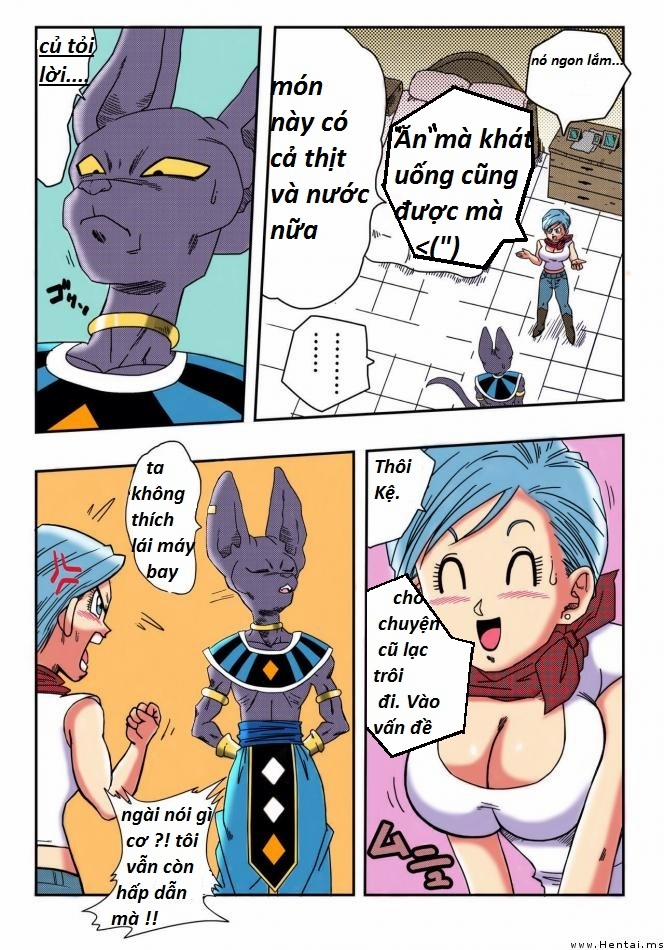 manhwax10.com - Truyện Manhwa Bulma X Beerus (Dragon Ball) Chương Oneshot Full Color Trang 4