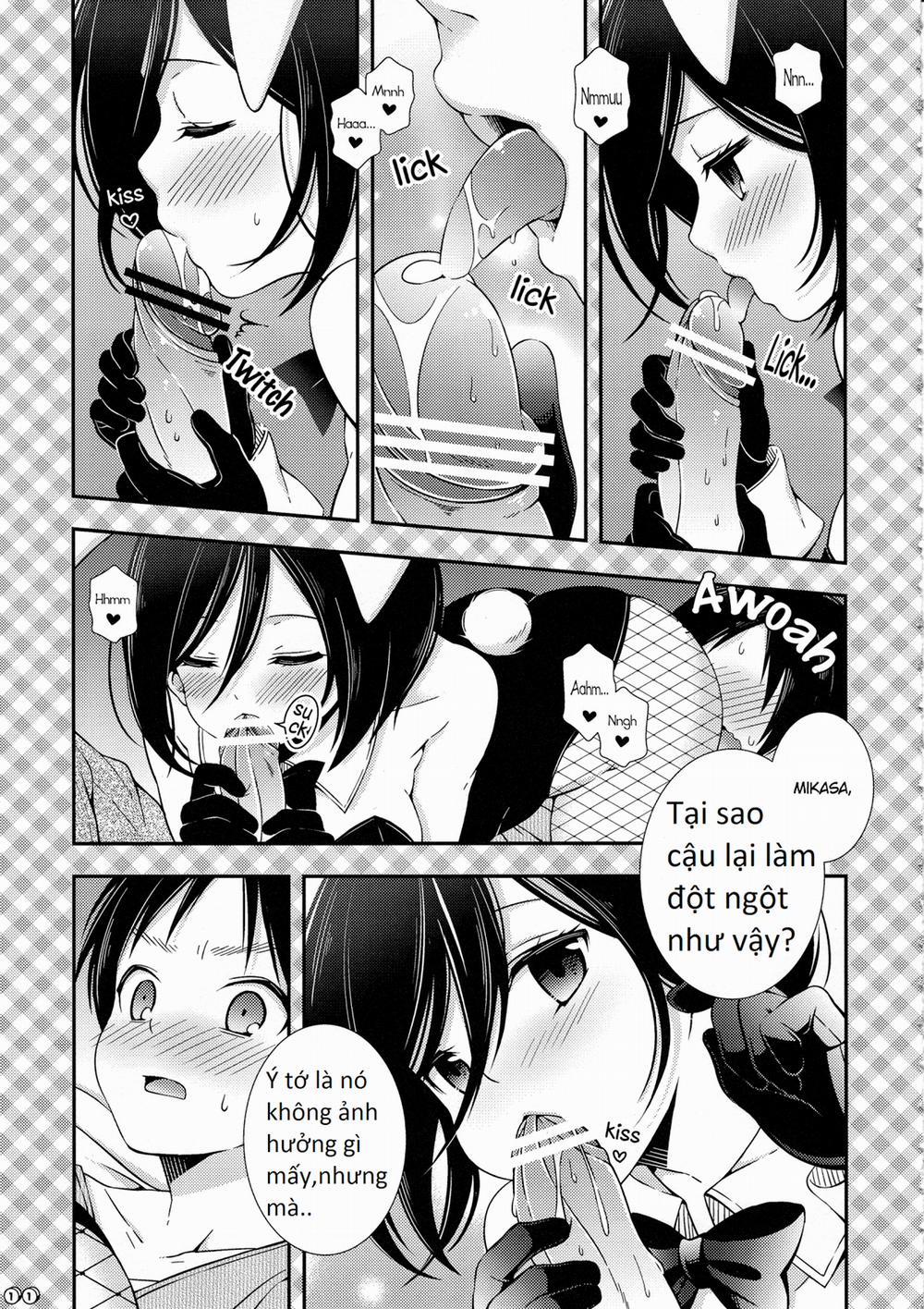 manhwax10.com - Truyện Manhwa Bunny Girl no Mikasa to Eroi koto suru Hon (Shingeki No Kyojin) Chương Oneshot Trang 11