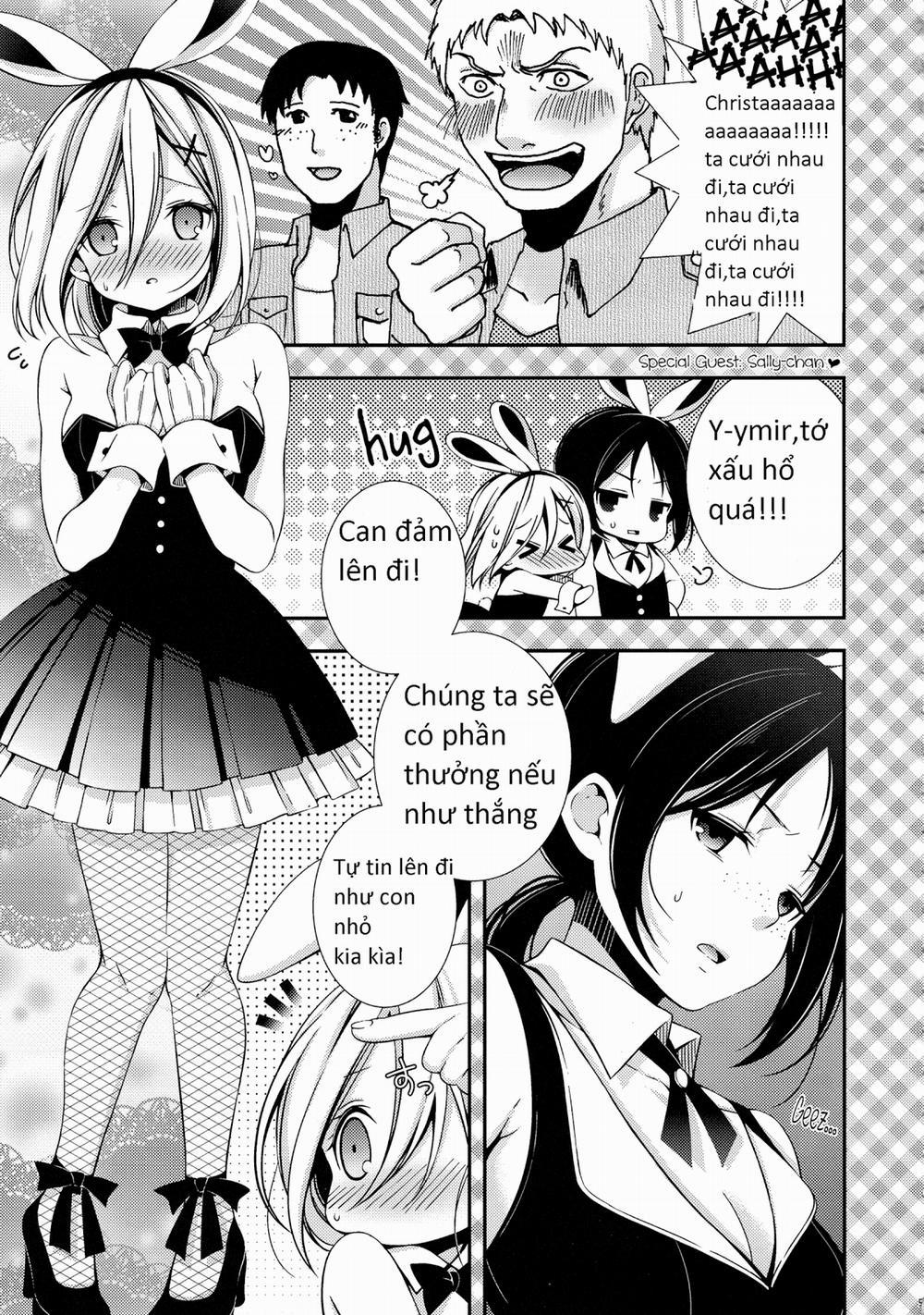 manhwax10.com - Truyện Manhwa Bunny Girl no Mikasa to Eroi koto suru Hon (Shingeki No Kyojin) Chương Oneshot Trang 5