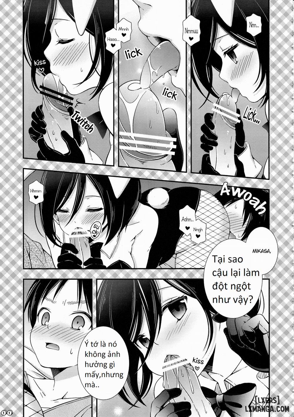 manhwax10.com - Truyện Manhwa Bunny Girl no Mikasa to Eroi koto suru Hon Chương Oneshot Trang 11