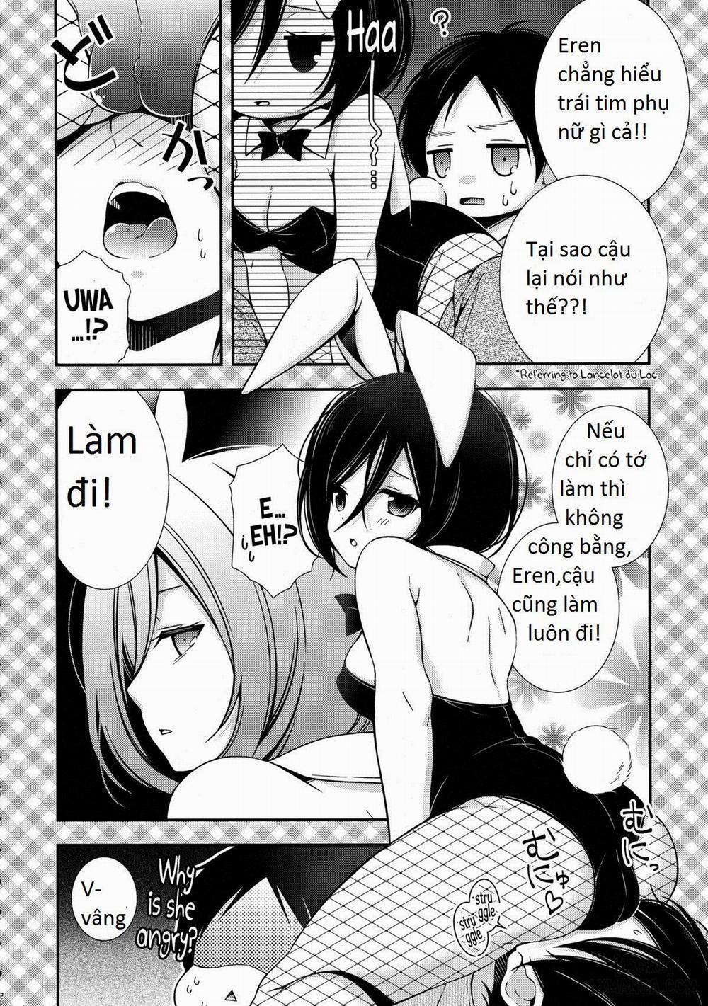 manhwax10.com - Truyện Manhwa Bunny Girl no Mikasa to Eroi koto suru Hon Chương Oneshot Trang 12