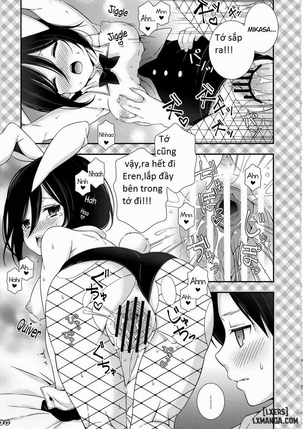 manhwax10.com - Truyện Manhwa Bunny Girl no Mikasa to Eroi koto suru Hon Chương Oneshot Trang 19