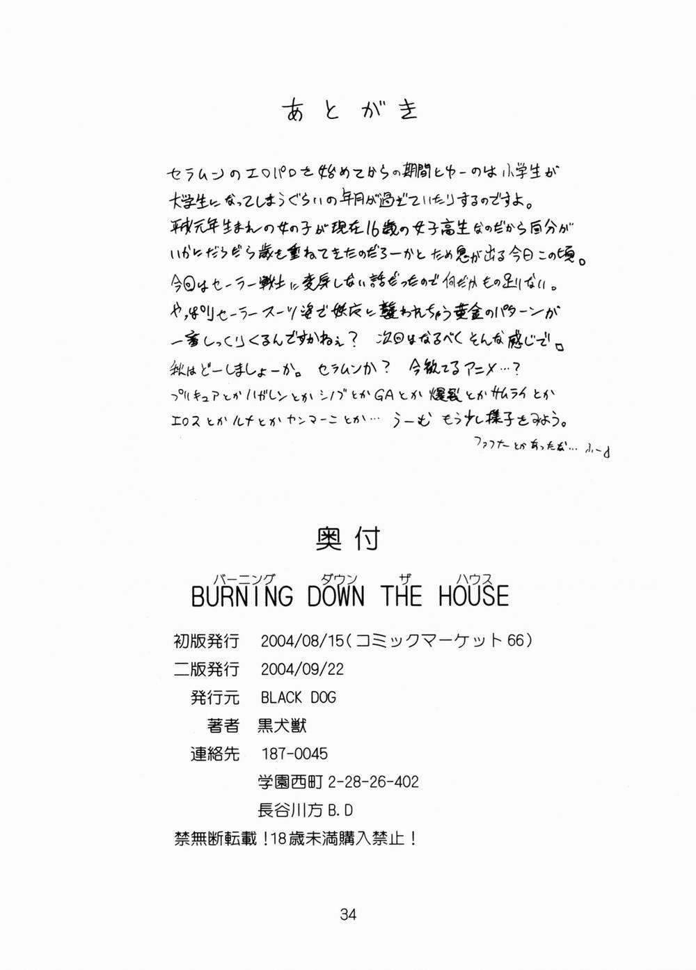 Burning Down The House (Sailor Moon) Chương Oneshot Trang 34