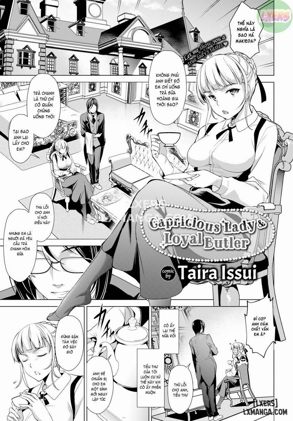 manhwax10.com - Truyện Manhwa Capricious Lady & Loyal Butler Chương 1 Trang 1