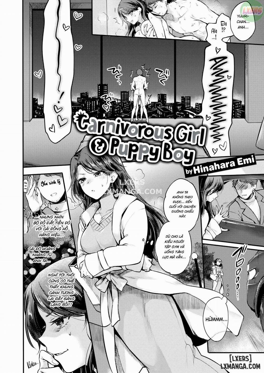 manhwax10.com - Truyện Manhwa Carnivorous Girl & Puppy Boy Chương Oneshot Trang 2