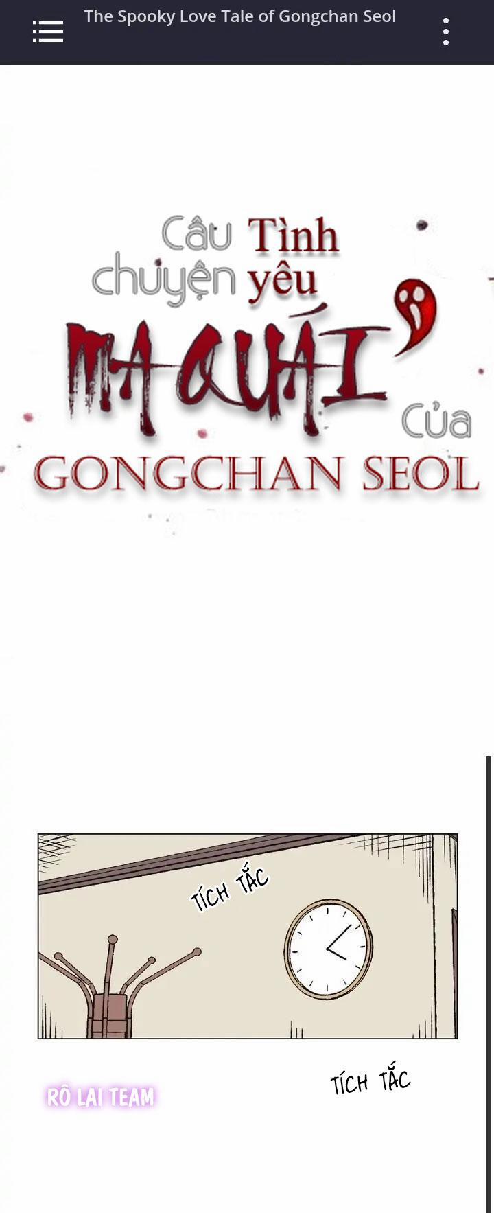 manhwax10.com - Truyện Manhwa Câu chuyện tình yêu ma quái của Gongchan Seol Chương 18 Trang 1