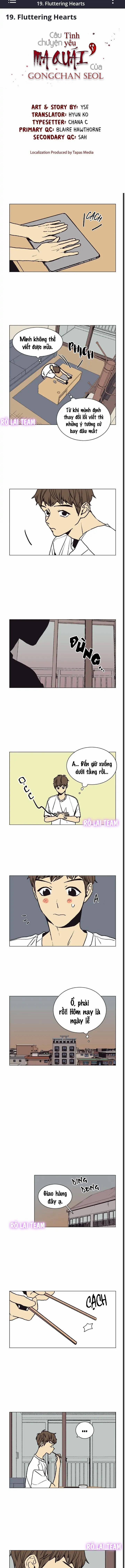 manhwax10.com - Truyện Manhwa Câu chuyện tình yêu ma quái của Gongchan Seol Chương 19 Trang 1