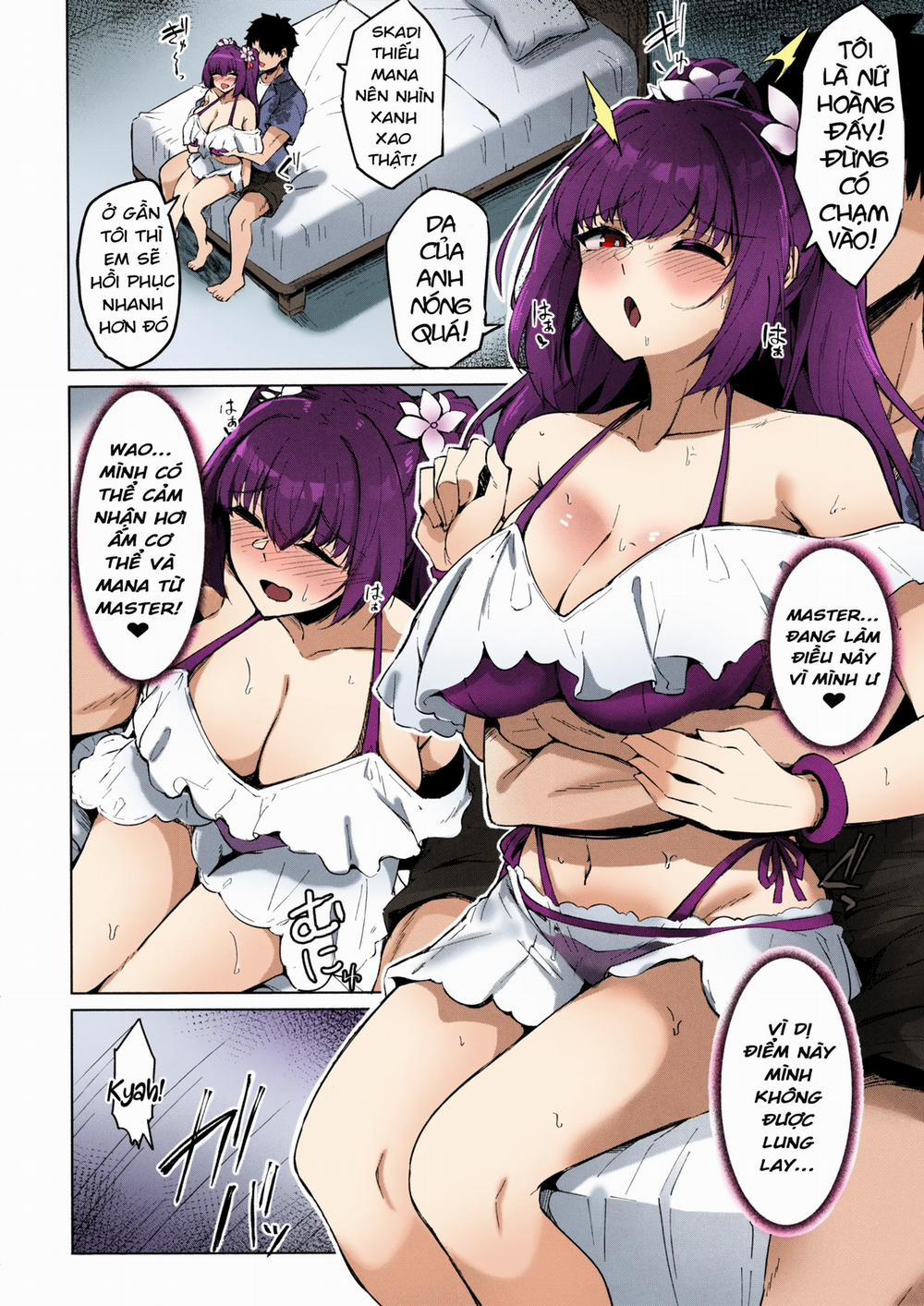 manhwax10.com - Truyện Manhwa Chaldea Midsummer Vacation. Marrying and Mana Transferring with Bride Skadi (Bản full màu) Chương Oneshot Trang 8