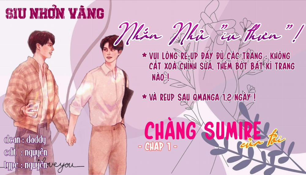 manhwax10.com - Truyện Manhwa Chàng Sumire Của Tôi Chương 1 Trang 1