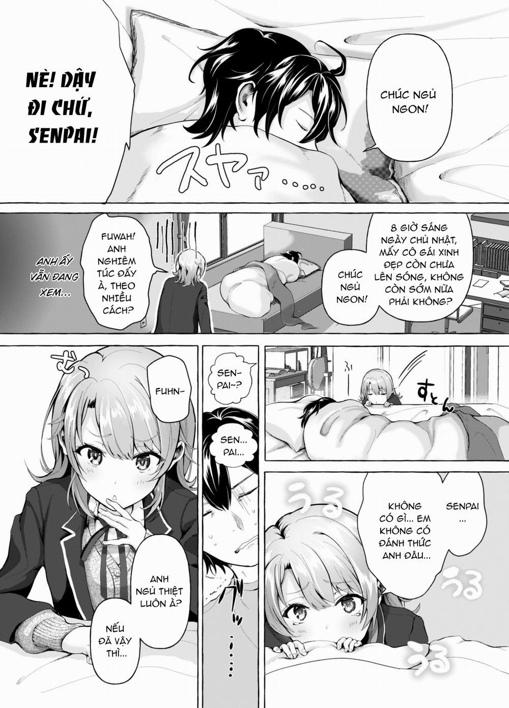 manhwax10.com - Truyện Manhwa Chào buổi sáng, Senpai! (Yahari Ore no Seishun Love Come wa Machigatteiru) Chương Oneshot Trang 4