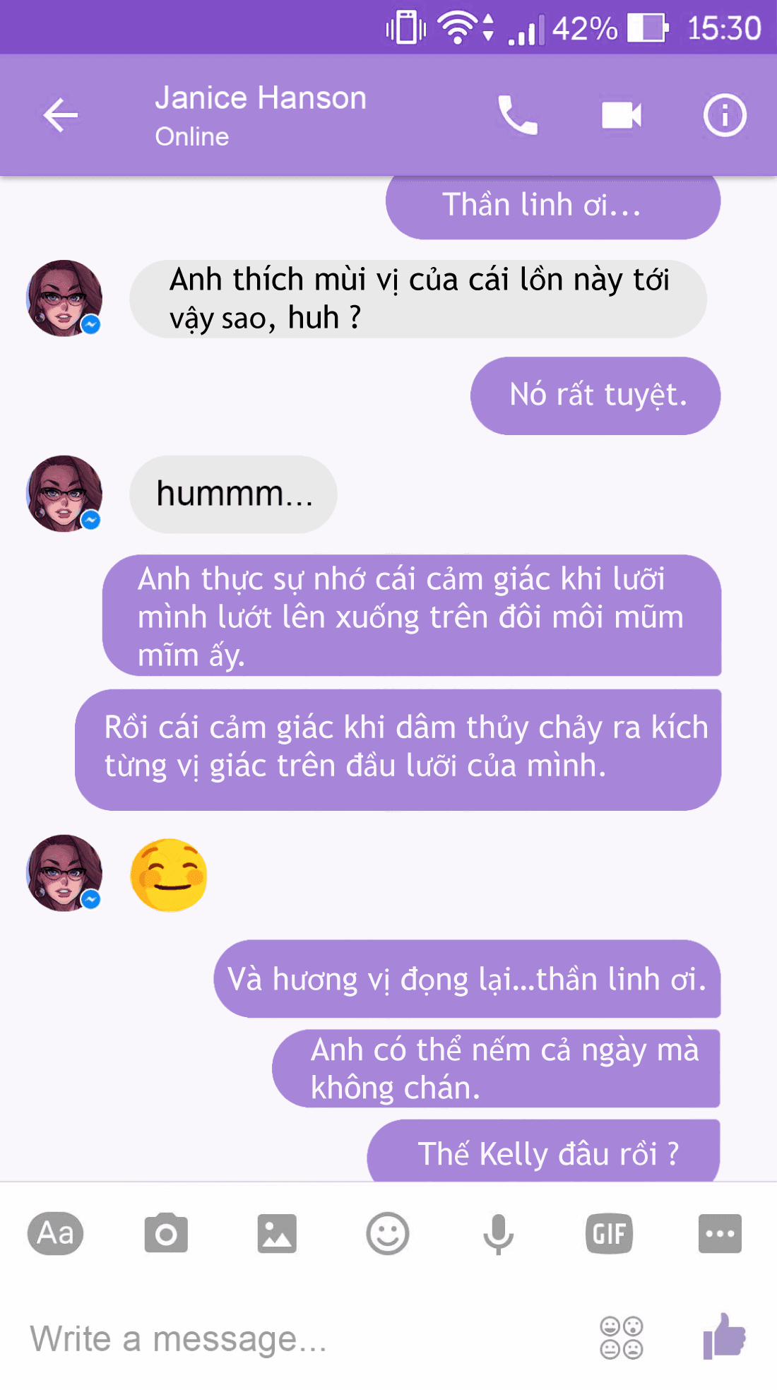 manhwax10.com - Truyện Manhwa Chat S.e.x Cùng Janice Chương 2 Trang 12