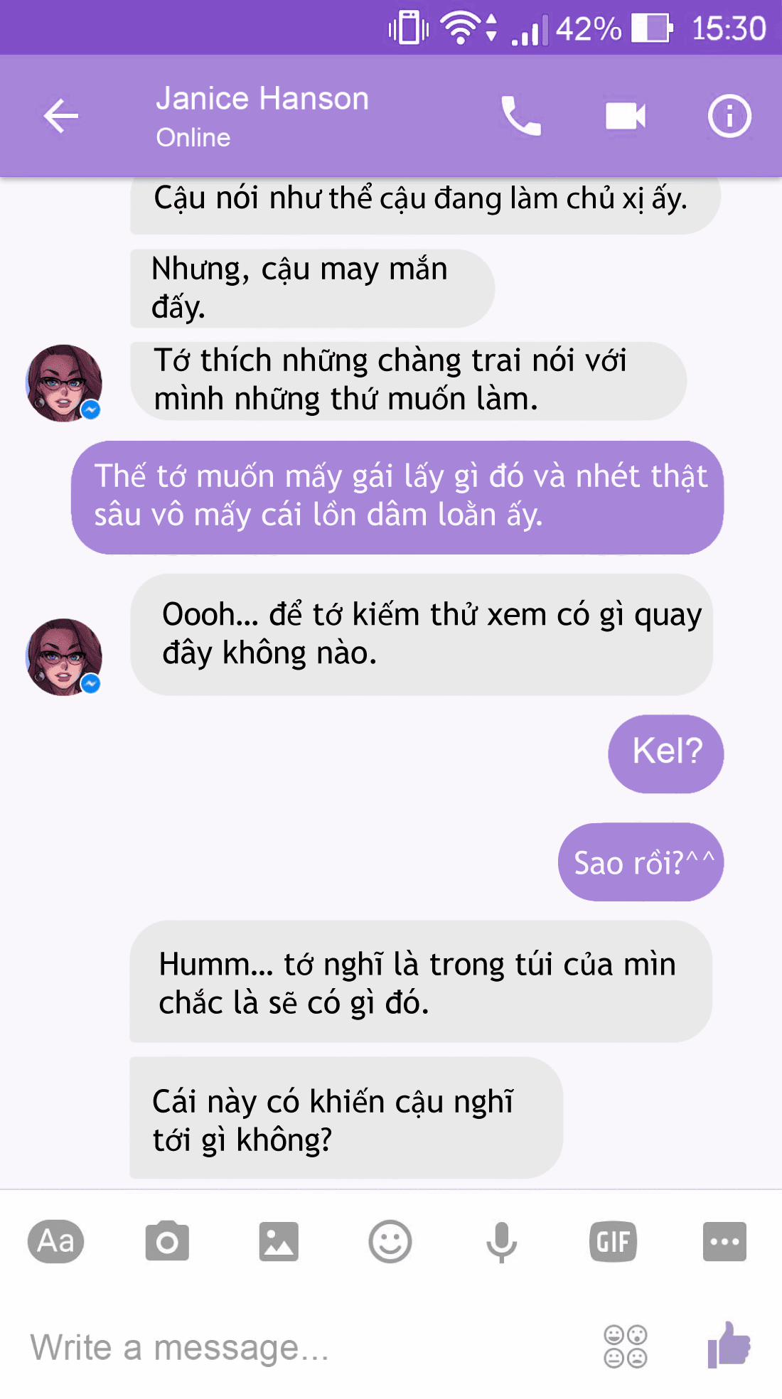 manhwax10.com - Truyện Manhwa Chat S.e.x Cùng Janice Chương 2 Trang 17