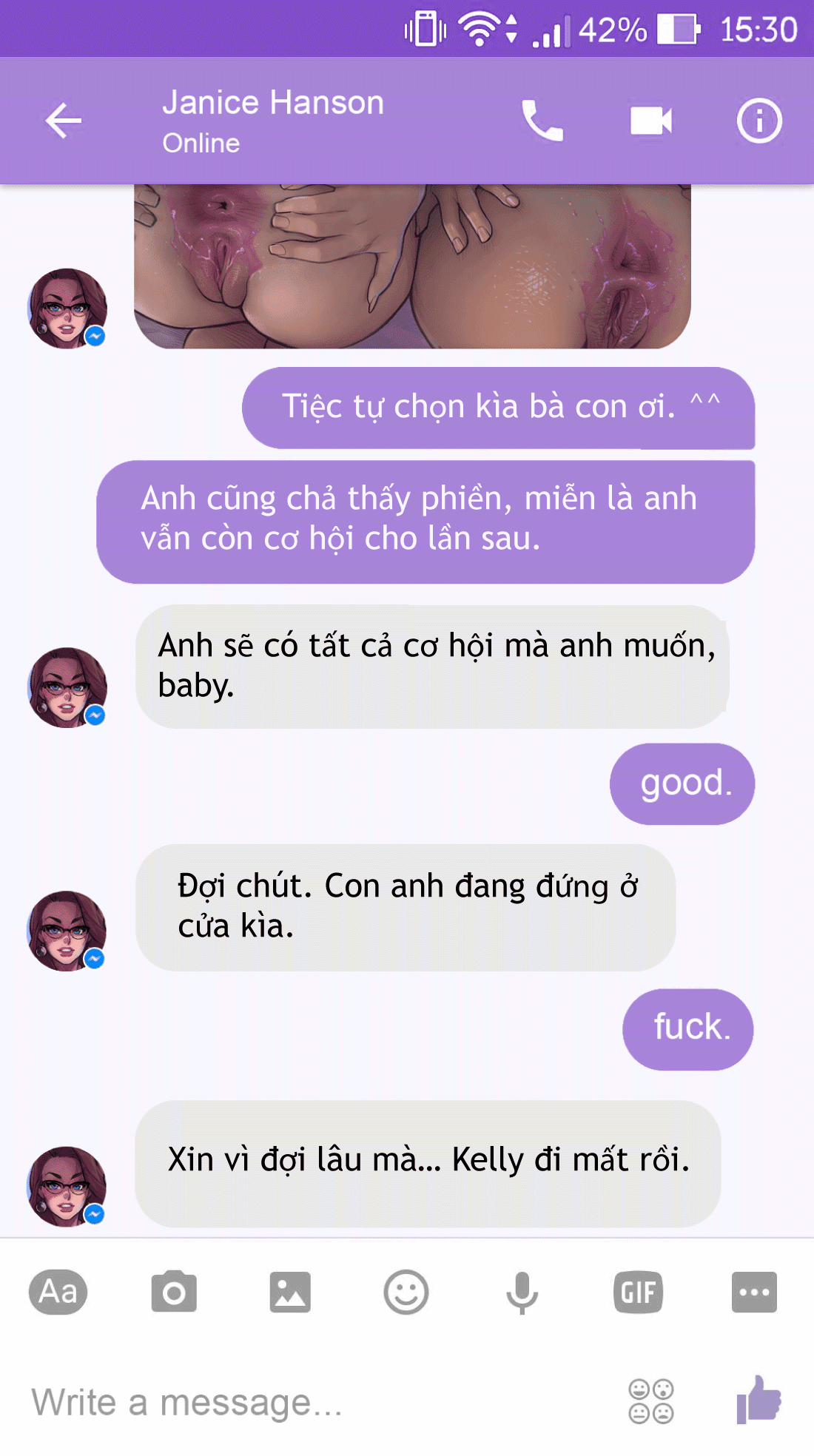 manhwax10.com - Truyện Manhwa Chat S.e.x Cùng Janice Chương 2 Trang 24