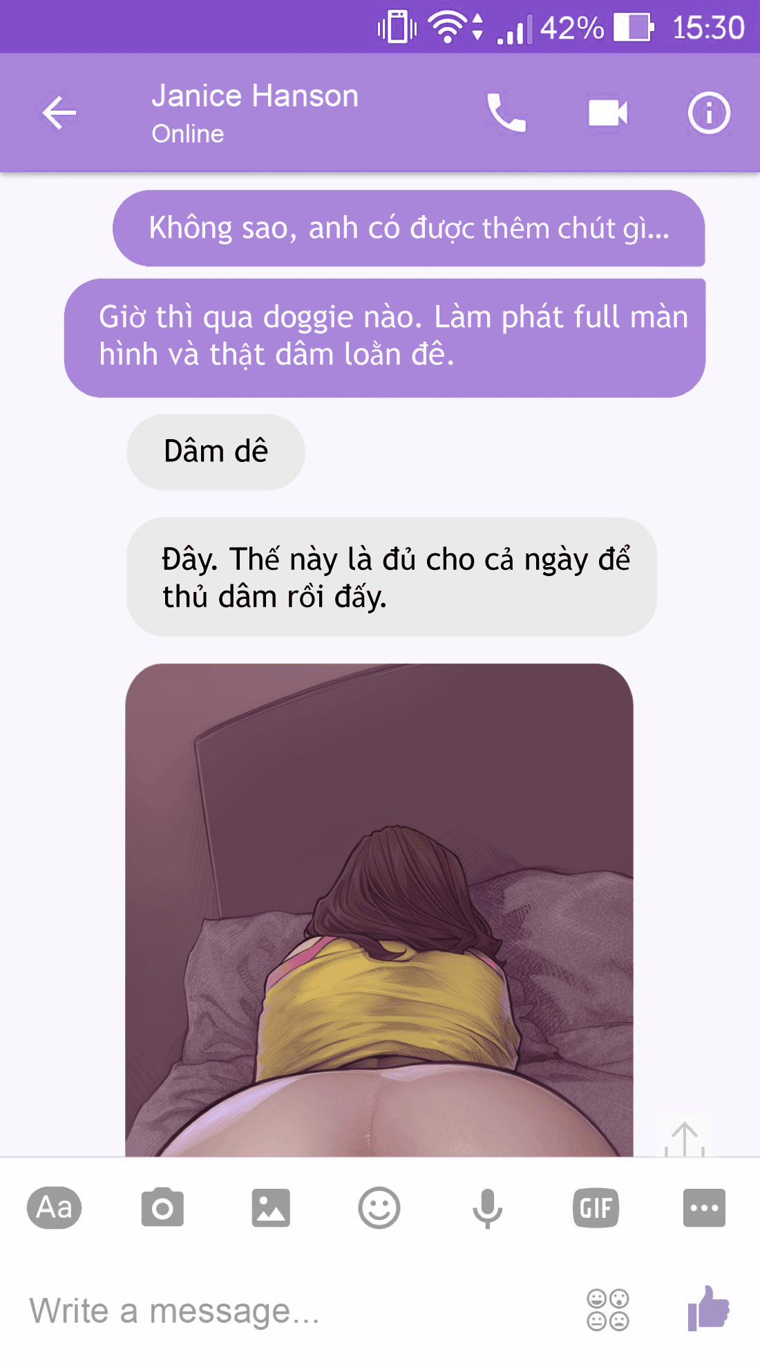 manhwax10.com - Truyện Manhwa Chat S.e.x Cùng Janice Chương 2 Trang 25