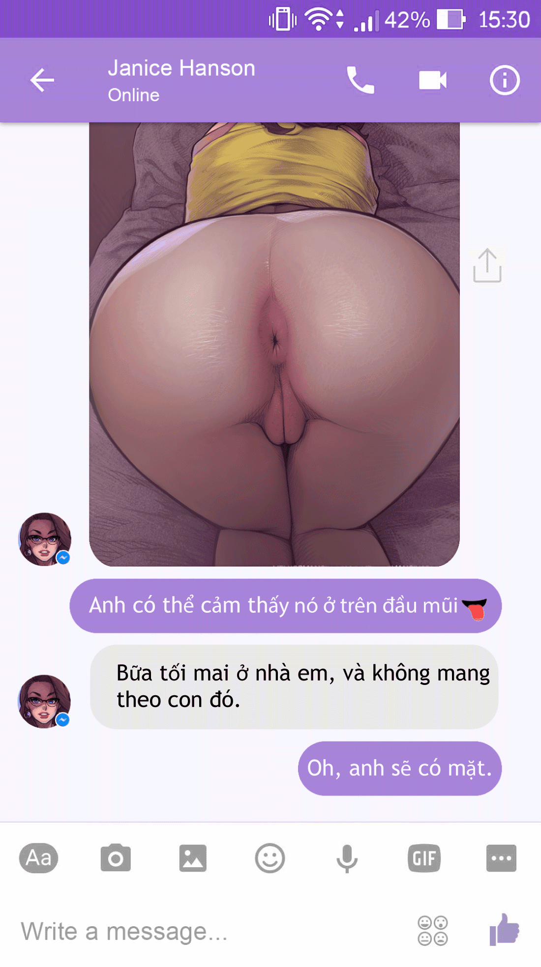 manhwax10.com - Truyện Manhwa Chat S.e.x Cùng Janice Chương 2 Trang 26