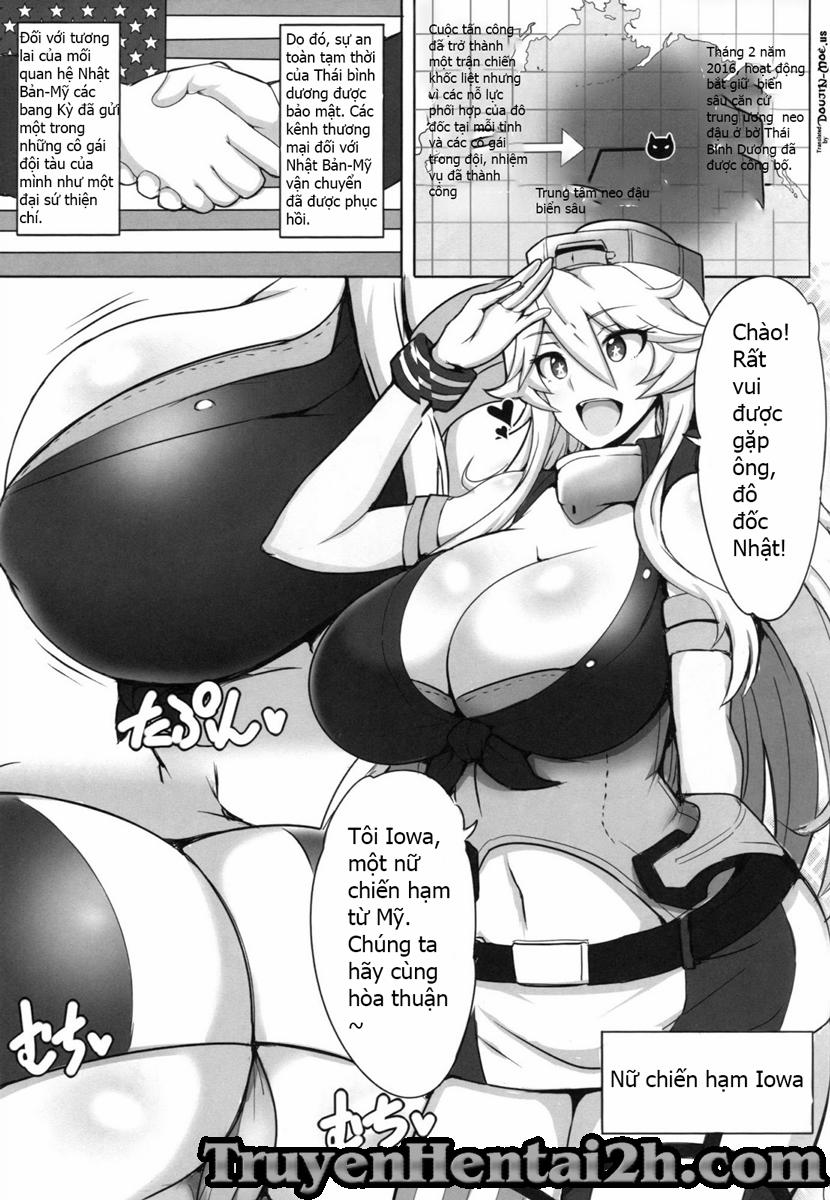 manhwax10.com - Truyện Manhwa Cheer Up! Iowa-Chan! (Kancolle) Chương Oneshot Trang 3