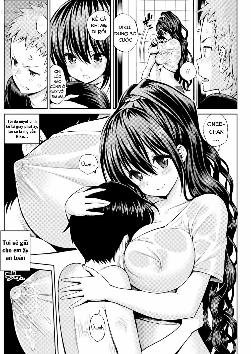 manhwax10.com - Truyện Manhwa Chị Gái chảy sữa... Chương Oneshot Trang 7