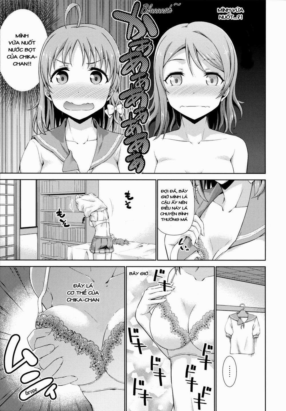 manhwax10.com - Truyện Manhwa Chika-chan no Karada de Onanie o Shite Miyousoro (Love Live! Sunshine) Chương Oneshot Trang 10