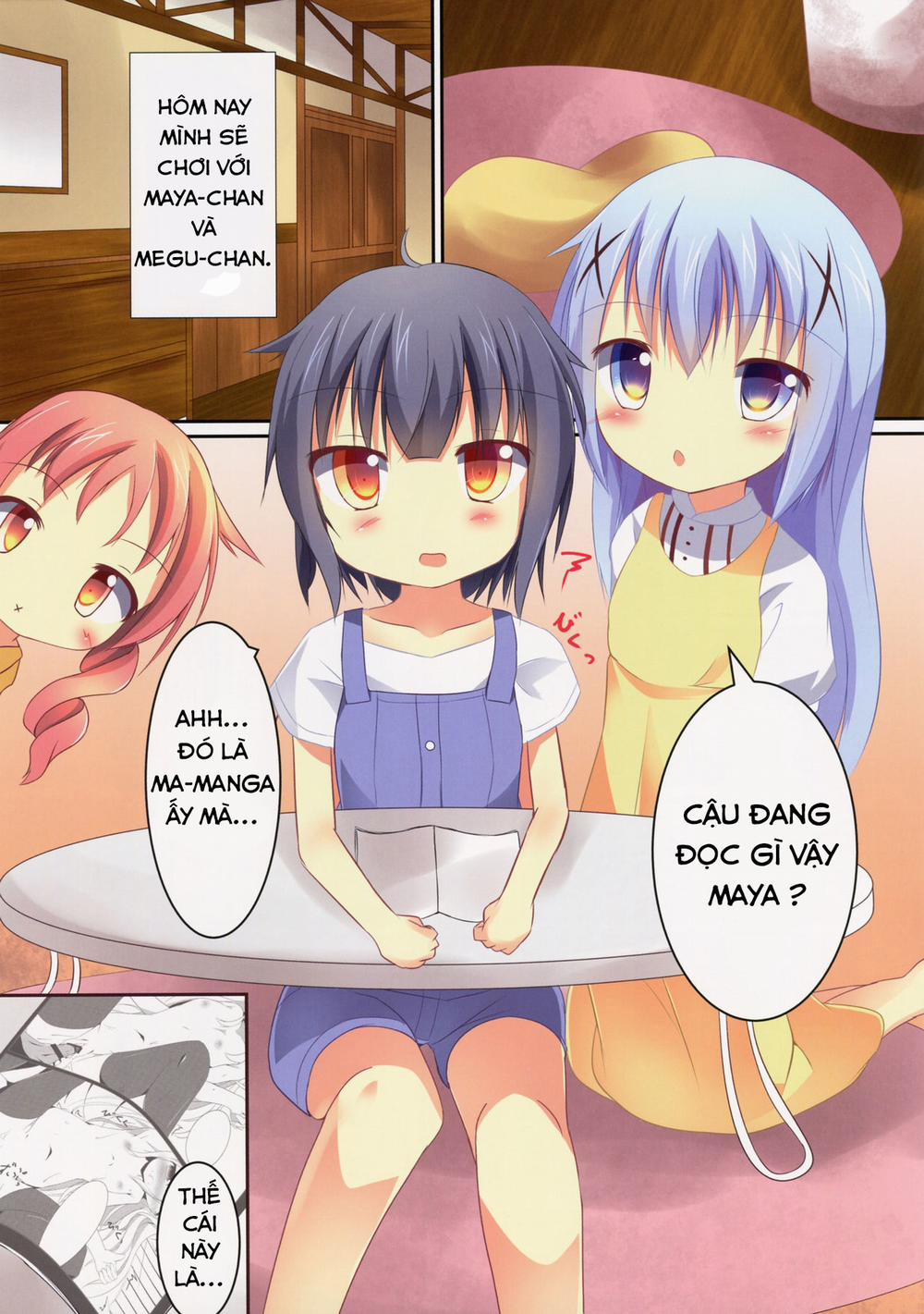 manhwax10.com - Truyện Manhwa Chimame Sei no Mezame (Gochuumon wa Usagi desu ka?) Chương Oneshot Trang 3