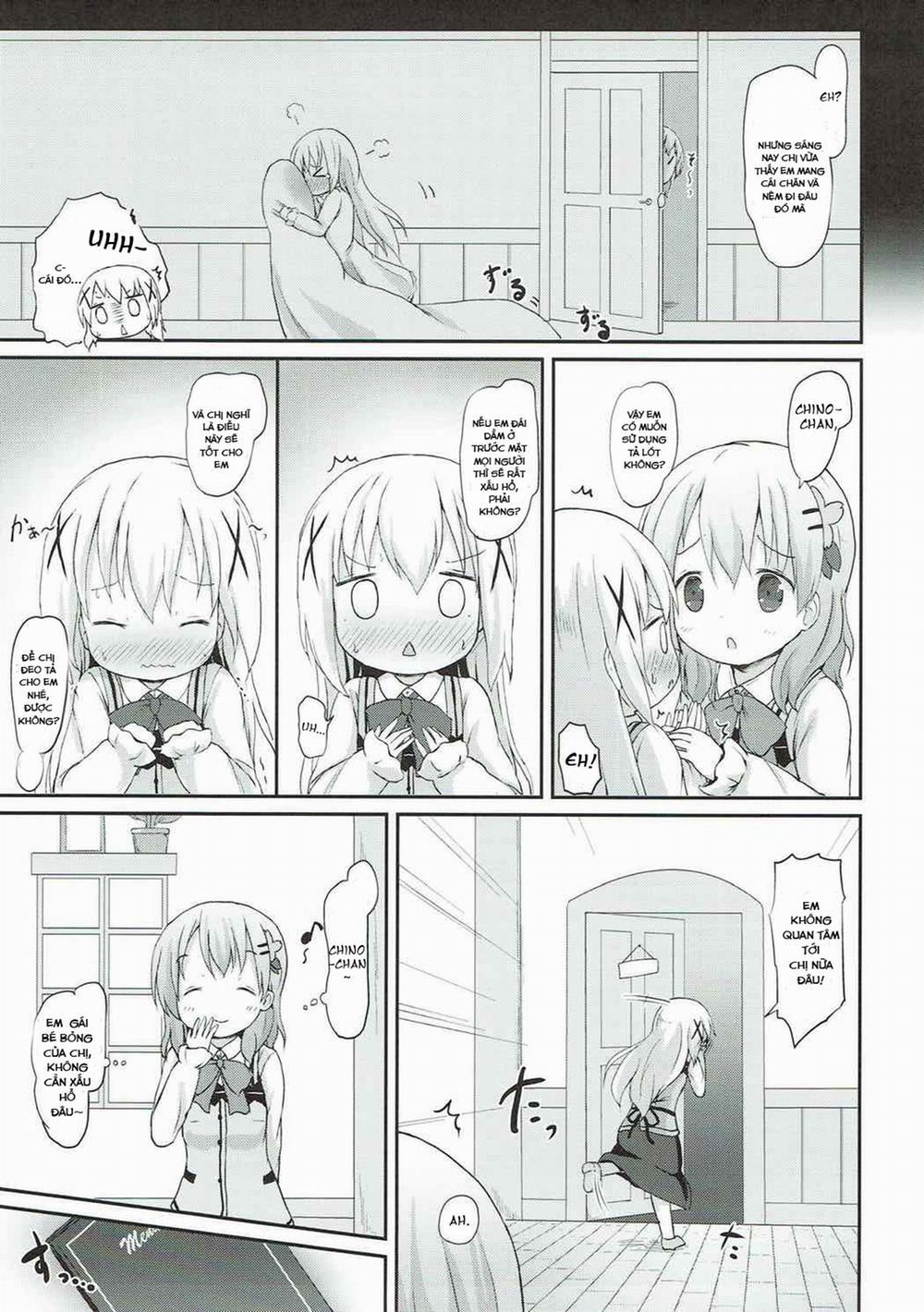 manhwax10.com - Truyện Manhwa Chino-chan no Omata Check (Gochuumon wa Usagi desu ka?) Chương Oneshot Trang 4